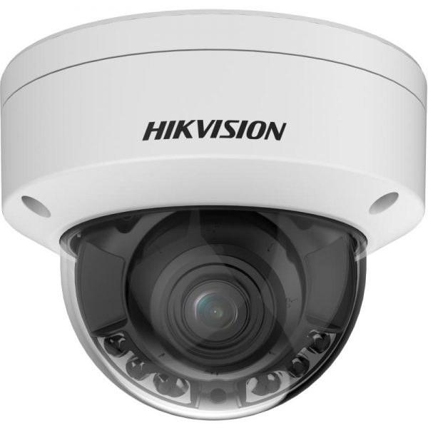 Hikvision - DS-2CD2187G2H-LISU - ColorVu Hybrid - AcuSense - Dome - 8MP - IP - Wit - Wit Hikvision - DS-2CD2187G2H-LISU - ColorVu Hybrid - AcuSense - Dome - 8MP - IP - Wit - Wit