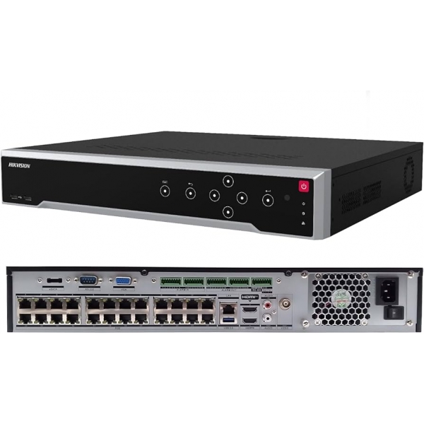 Hikvision DS-7732NI-M4/24P - Rögzítő - 24x PoE - 32 csatorna - 32MP Hikvision DS-7732NI-M4/24P - Rögzítő - 24x PoE - 32 csatorna - 32MP