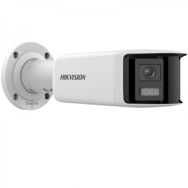 Hikvision DS-2CD2T47G2P-LSU/SL - AcuSense - ColorVu - Panorama - 4MP - Wit Hikvision DS-2CD2T47G2P-LSU/SL - AcuSense - ColorVu - Panorama - 4MP - Wit