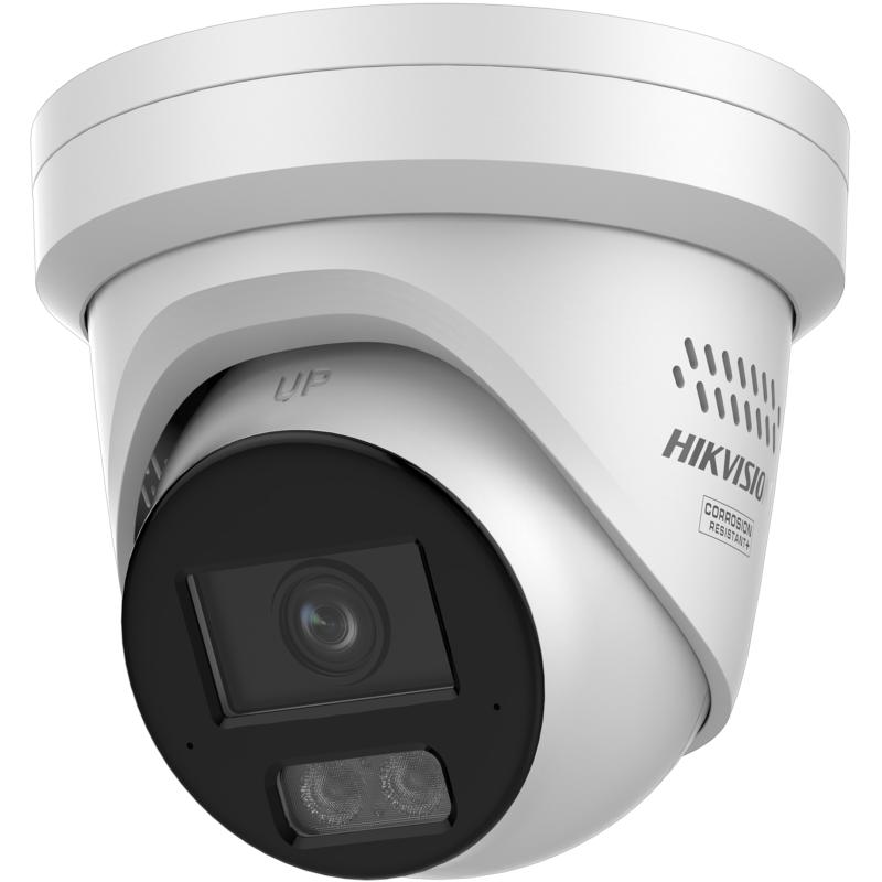 Hikvision - DS-2CD2387G3-LIS2UY/SL - ColorVu Hybrid - Turret - 8MP - IP - Wit